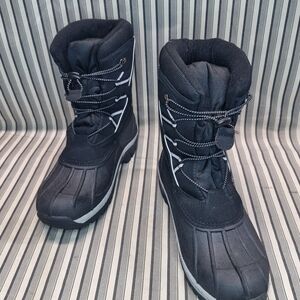Falls Creek Baltic 20 Winter Boots Mens 7 Black 3M Thinsulate 200g